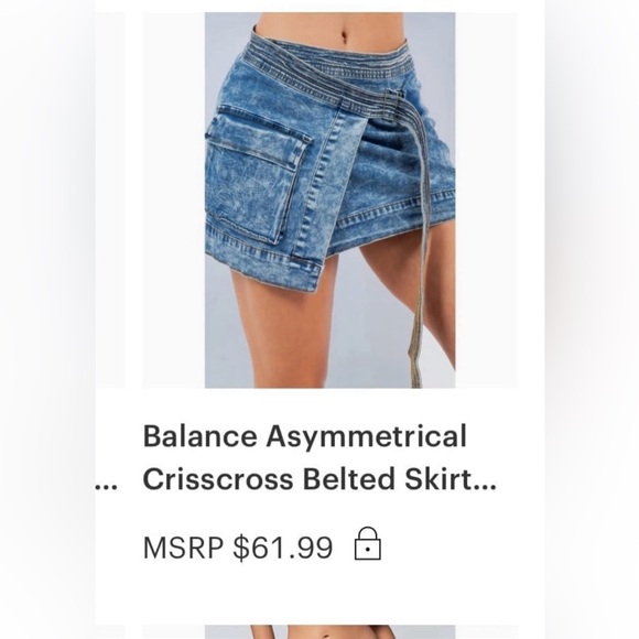 Blue turtle asymmetrical Skirt NWT size xl - Picture 1 of 3